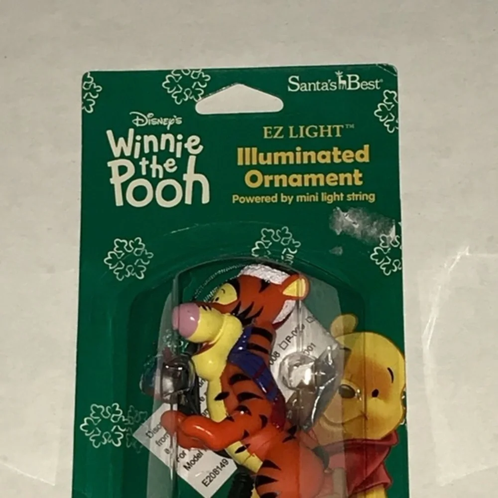 Santa’s Best Disney EZ Light‎ Illuminated Ornament, Piglet, Tigger